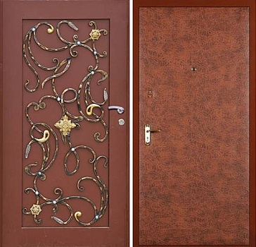 Дверь с ковкой СК-902